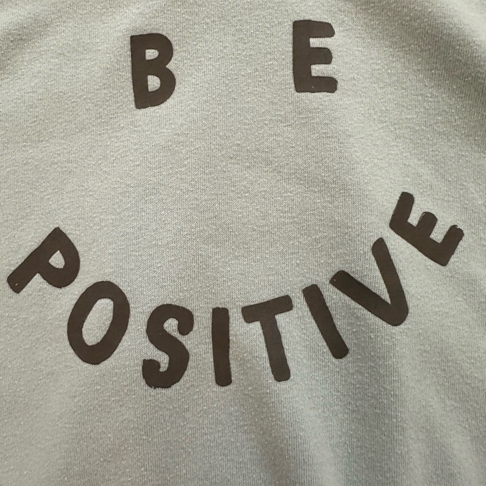 Be Positive Kids Hoodie - Blue/Gray - Picture 2 of 4
